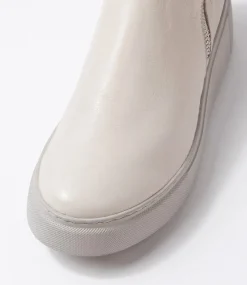 Yogue Ivory Misty Leather Calf Boots