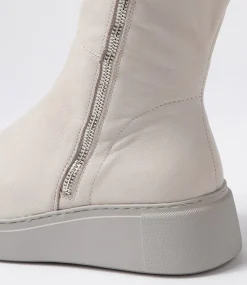 Yogue Ivory Misty Leather Calf Boots