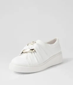 Yolla White Leather Sneakers