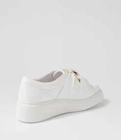 Yolla White Leather Sneakers