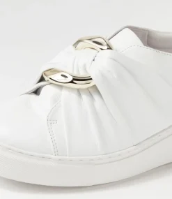 Yolla White Leather Sneakers