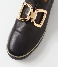 Zeki W Black Leather Sneakers