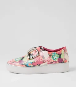 Zeki W Pink Mix Patent Leather Sneakers