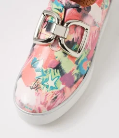 Zeki W Pink Mix Patent Leather Sneakers