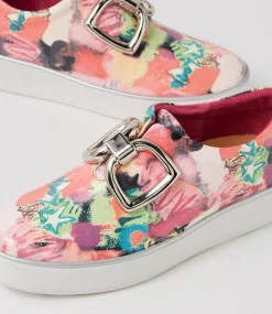 Zeki W Pink Mix Patent Leather Sneakers