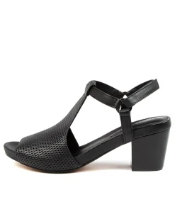 Zettie Black Leather
