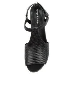 Zettie Black Leather