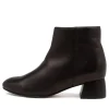 Ziggys W Black Leather Ankle Boots