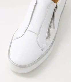 Zikta W White Leather Sneakers