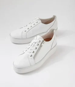 Zissy W White Leather Sneakers