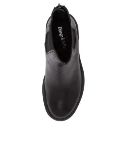 Zozo Black Leather Chelsea Boots