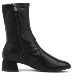 Zuka W Black Stretch Ankle Boots